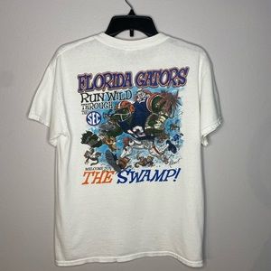 Gildan Mens UF Florida Gators T Shirt Size M White